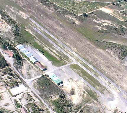 Vue aérienne du terrain en 2012