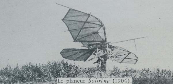 Le planeur Solirène (1904), photo publiée dans L'Illustration