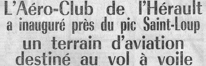 Vue aérienne du terrain lors de l'inauguration